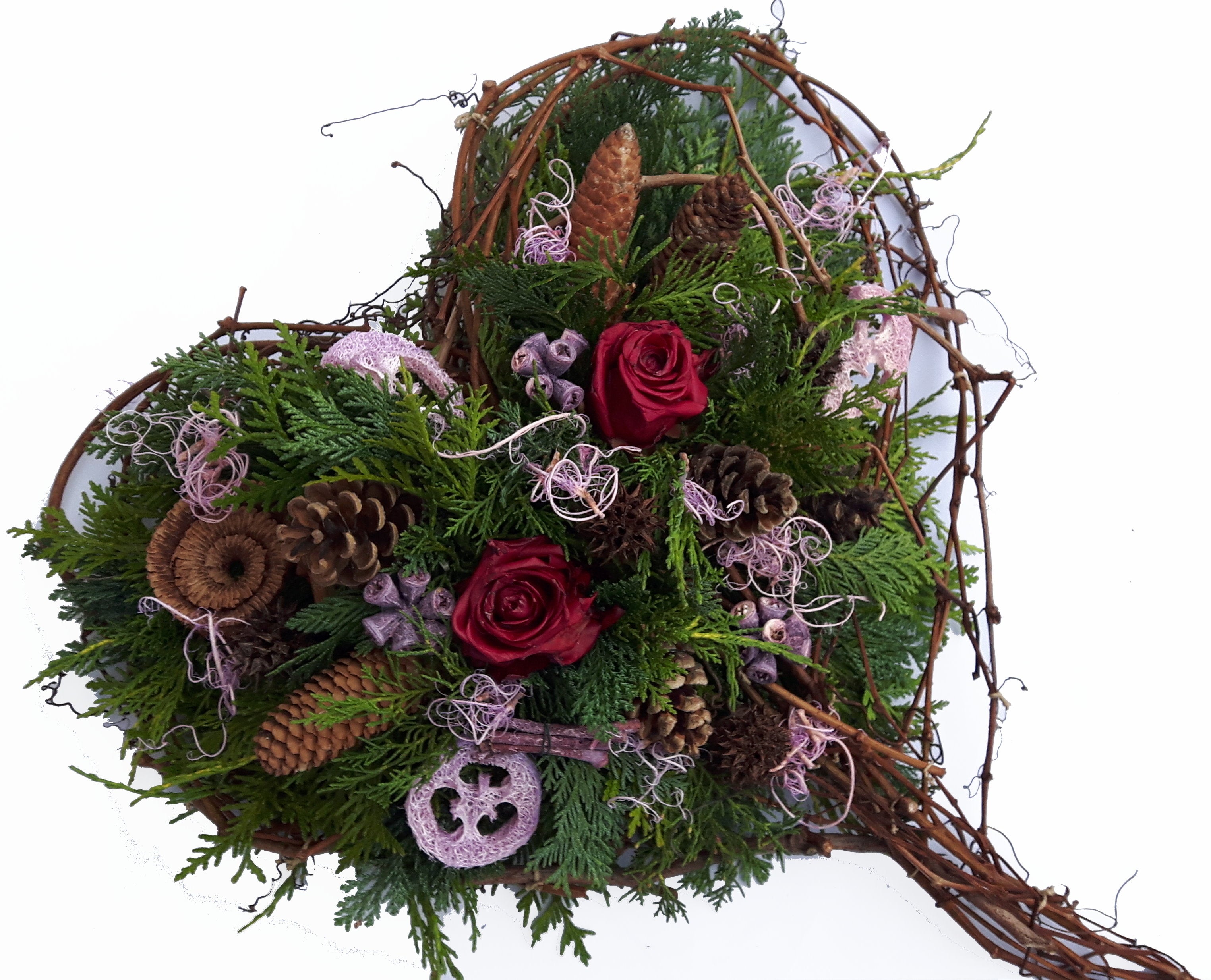 Grabgesteck- Gesteck Friedhof - Allerheiligen Trauergesteck Totensonntag