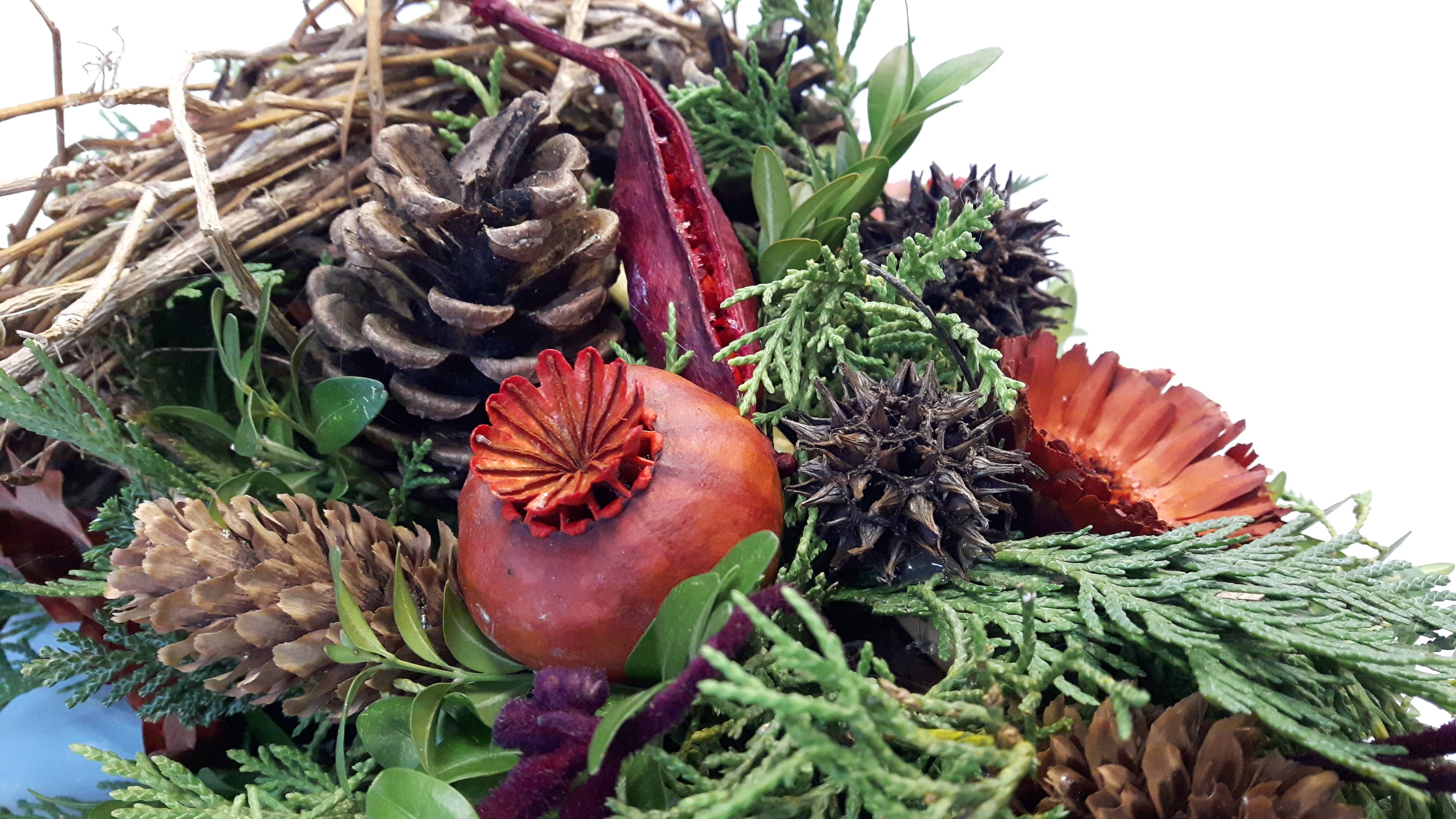 Modernes Grabgesteck Natur Allerheiligen Gesteck Friedhof