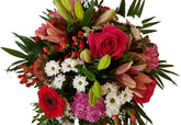 Blumenstrauß mit Lilien und Rosen kaufen,, Blumenstrauß für Sie,,