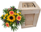 Geschenk für Mann - mit Blumenstrauß
