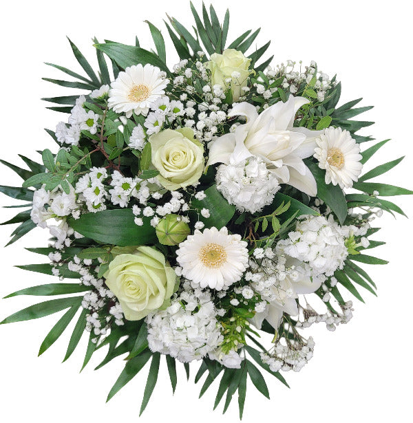 Blumenstrauss in weiss