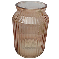 Blumenvase in Braun