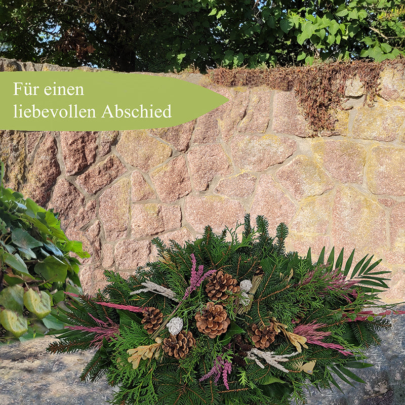 Gesteck Friedhof mit Tanne Totensonntag