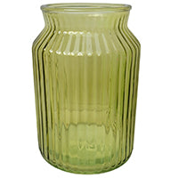 Glasvase Grün