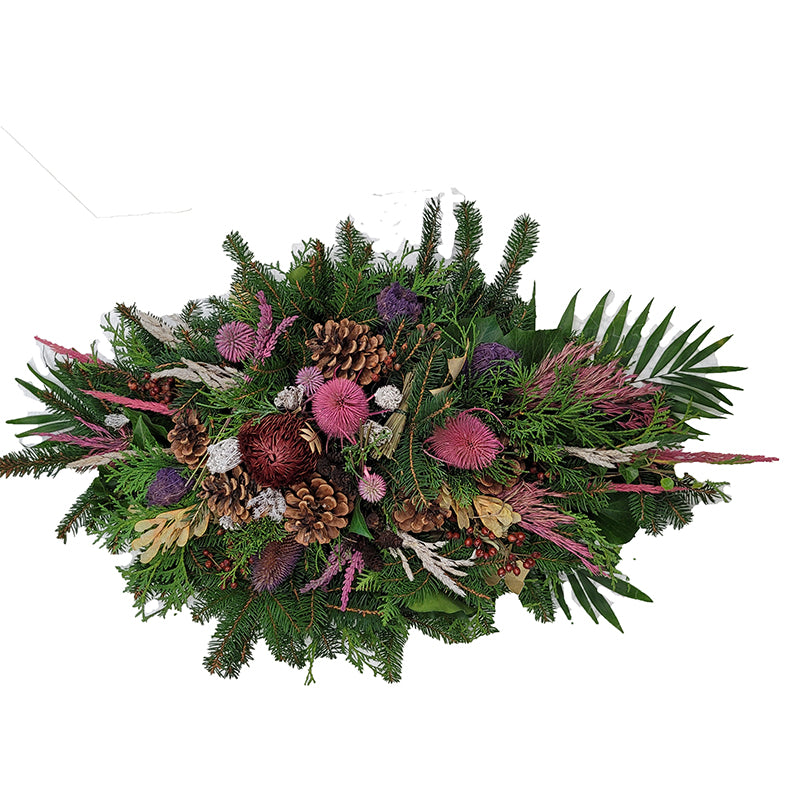 Gesteck Friedhof ✦ Totensonntag & Allerheiligen ✦ – Rosenrot Flora Trans