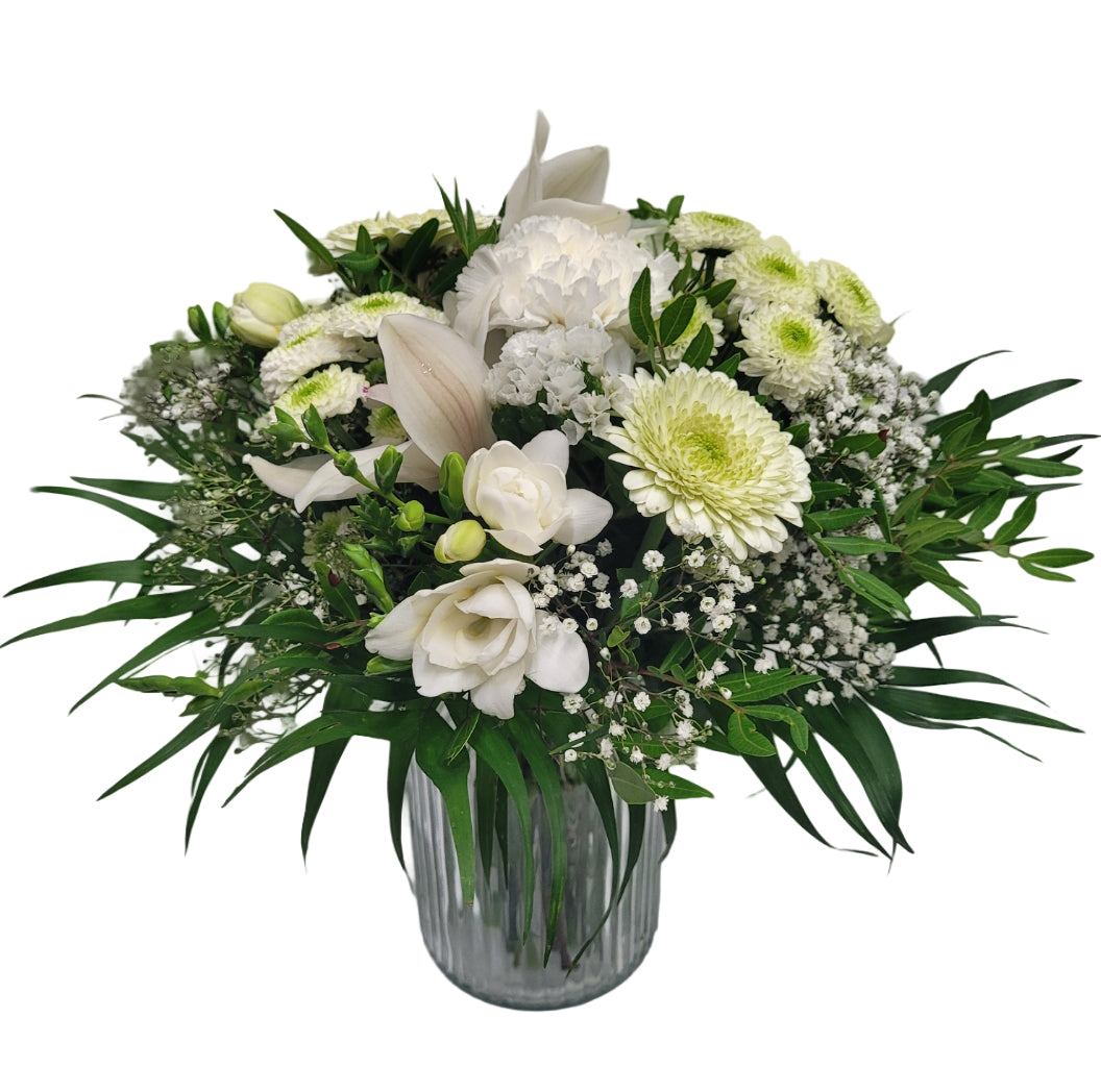 Blumengruß mit Orchiedeen