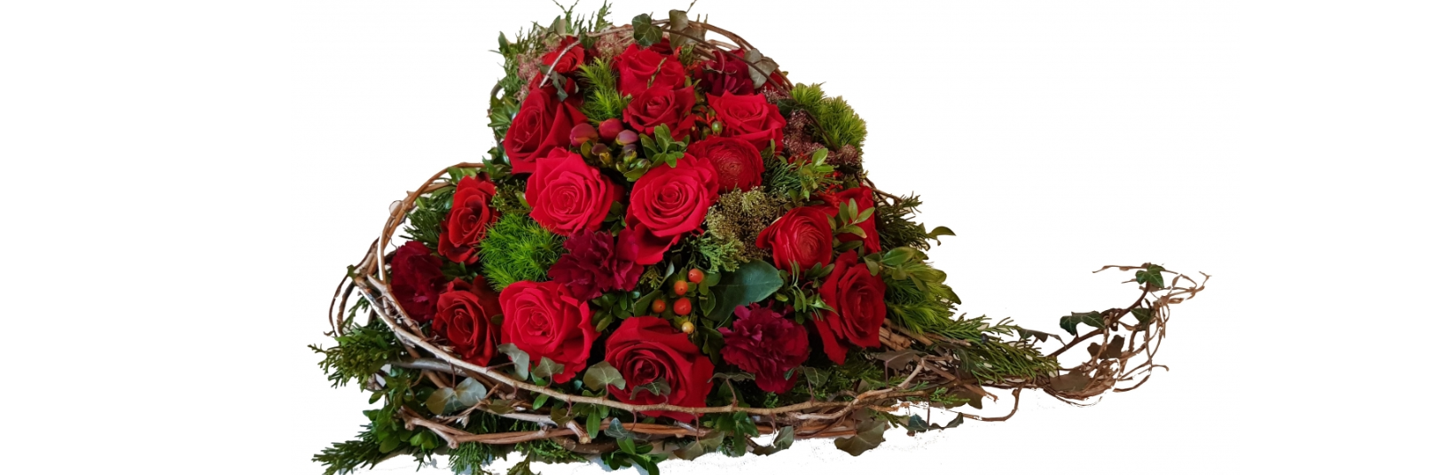 Beerdigung - mit Frischblumen
