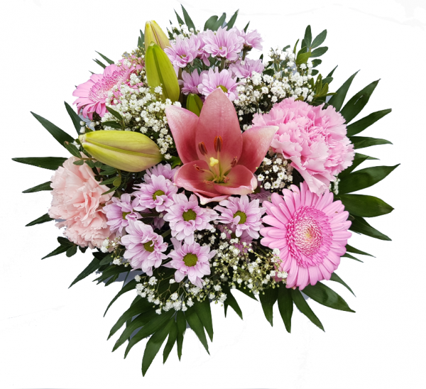 Rosa Sträuße