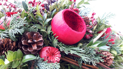 Trauergesteck Friedhof Winter 