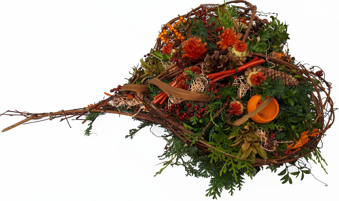 Gesteck Friedhof- Gesteck Totensonntag Allerheiligen Gesteck dauerhafter Grabschmuck