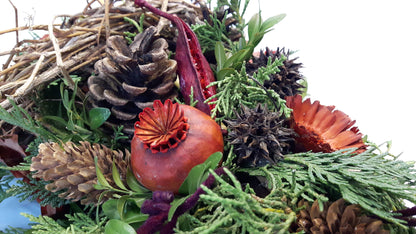 Modernes Grabgesteck Natur Allerheiligen Gesteck Friedhof 