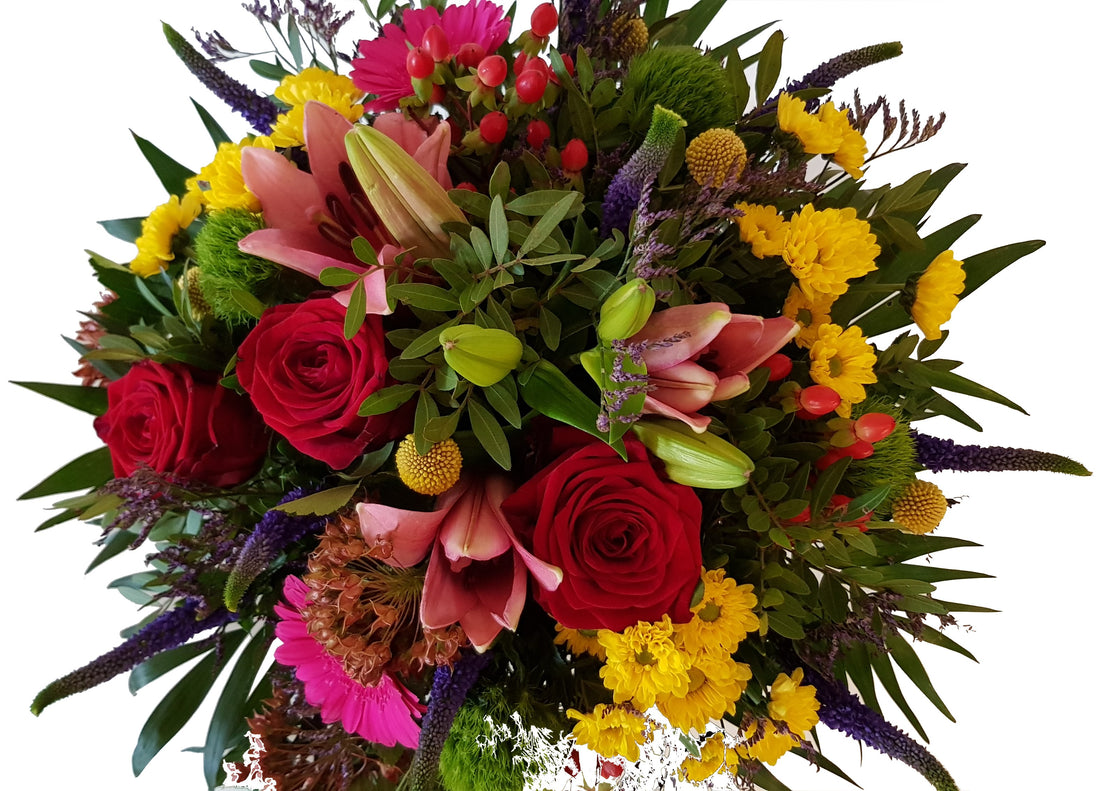 bunter Blumenstrauß ,,Farbenwelten,,