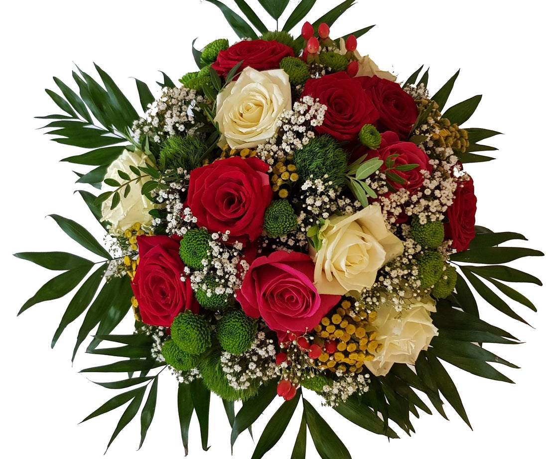 bunter Rosenstrauß ,,Inspiration der Blumen,, Blumenversand zu Morgen 