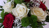 Blumengruß mit Roten Rosen,, Geburtstag, Hochzeitstag Muttertag - Lieferung am Folgetag 