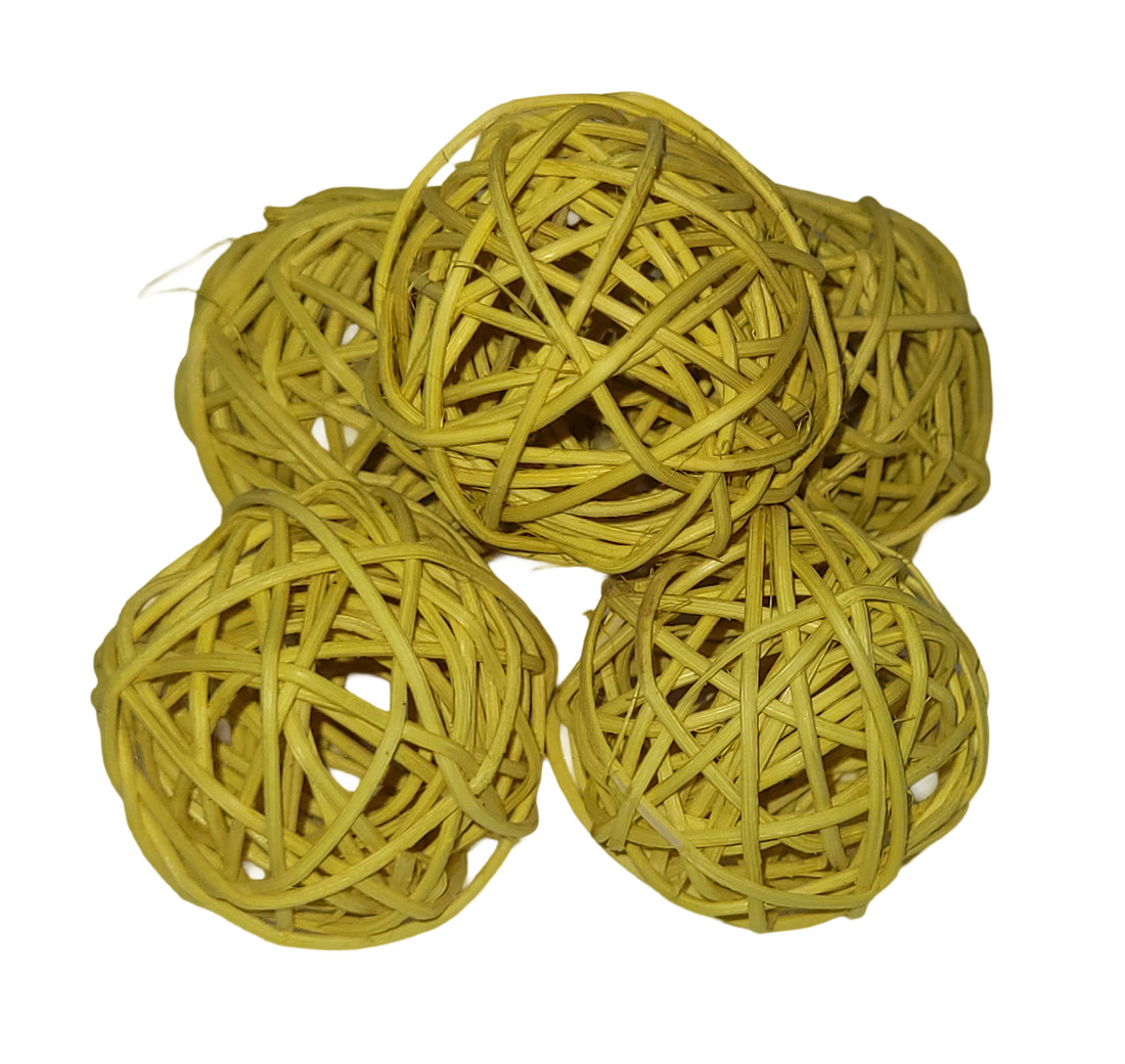 Radankugeln - Kugel Gelb - Naturdeko / Trockenblume