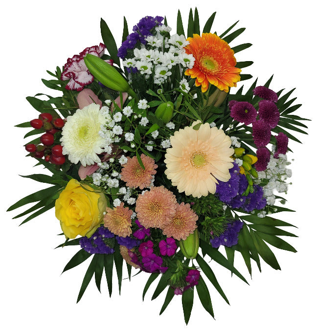 Strauß mit Vase, Anhänger und Deddy