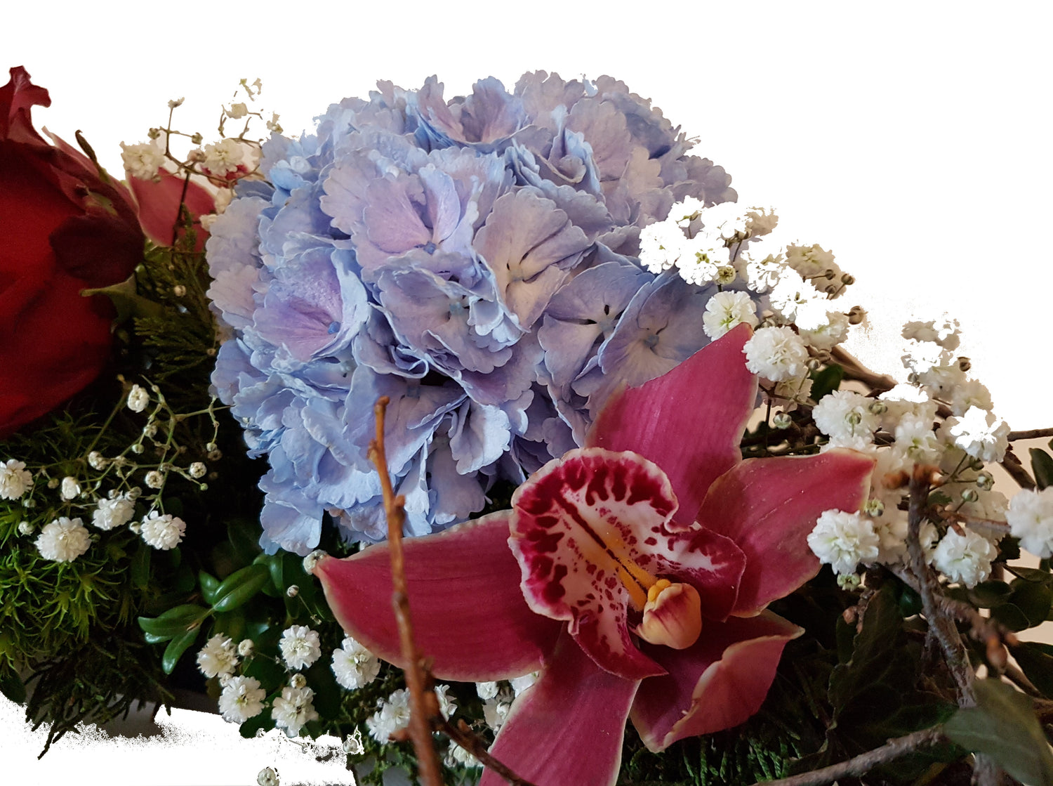 Besonderer Kranz Grab Beerdigung 