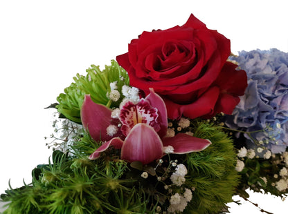 Blumen Beerdigung Mann der Frau Friedhof