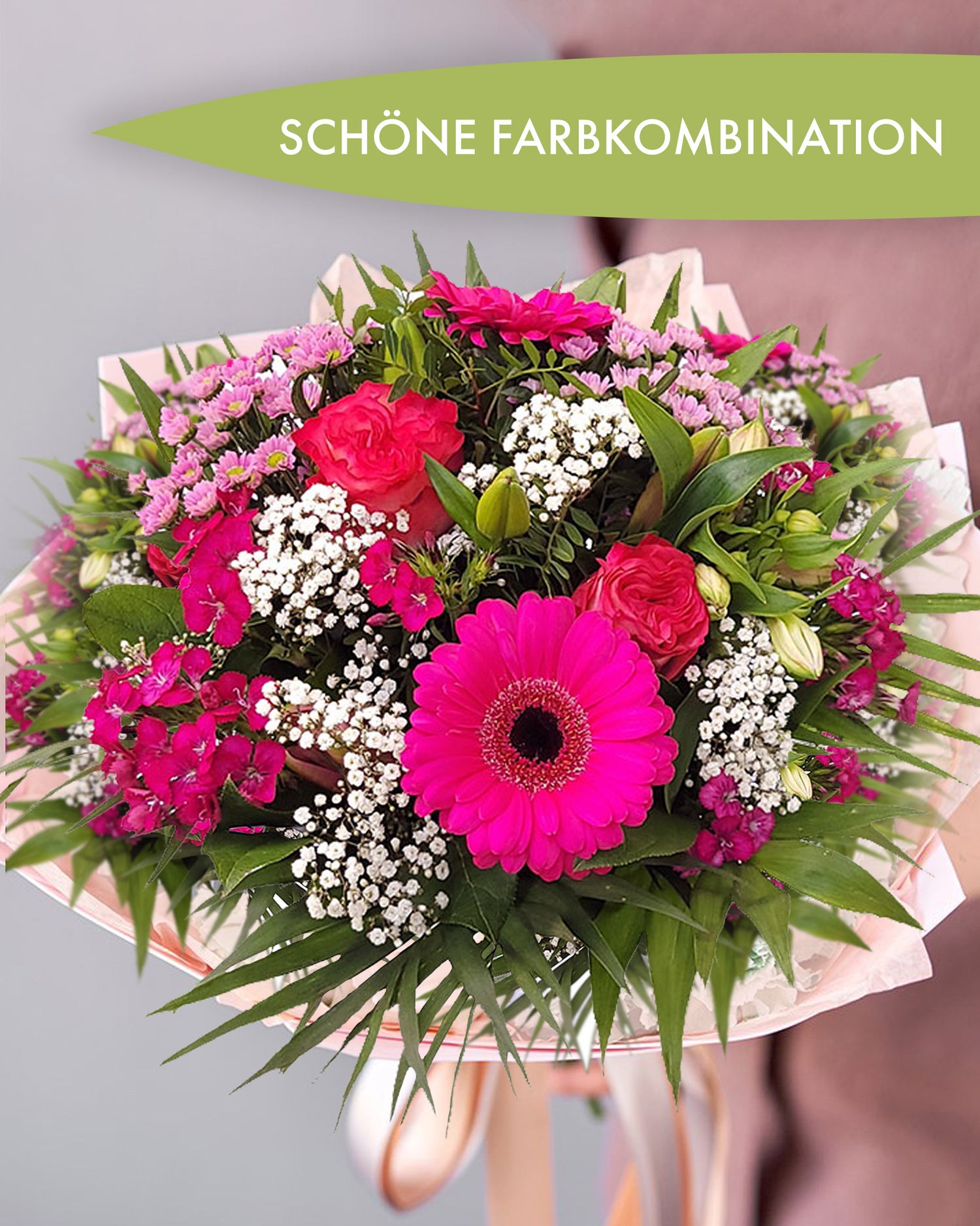 Blumengruss in Rosa kaufen