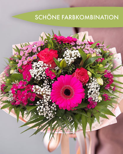 Blumengruss in Rosa kaufen