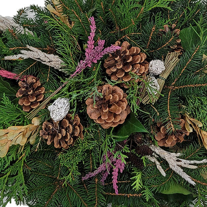 Gesteck Grab mit Tanne Totensonntag 