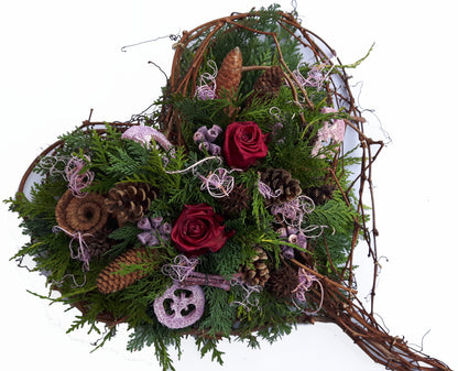 Grabgesteck- Gesteck Friedhof - Allerheiligen Trauergesteck Totensonntag 