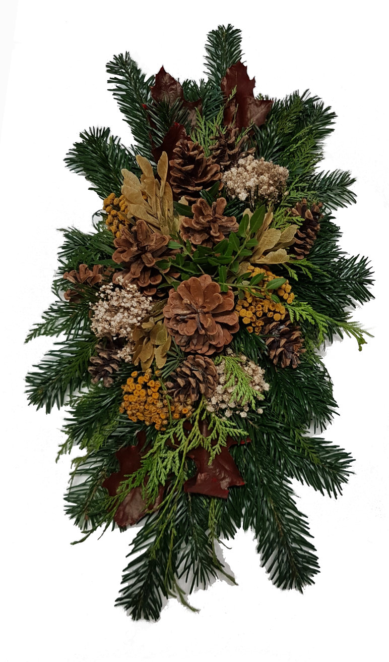 Gesteck Winter Natur