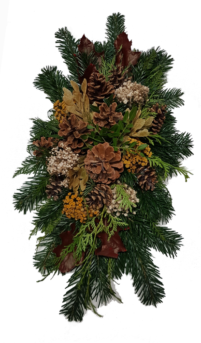 Gesteck Winter Natur