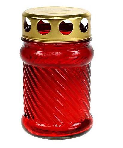 Grablicht aus Glas - für den Außenbereich
