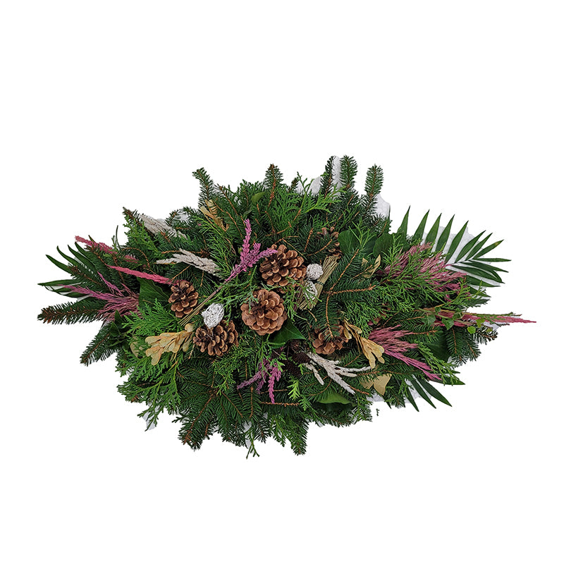 Grabspange mit Tanne Totensonntag