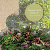 Grabspange mit Tanne Totensonntag Allerheiligen