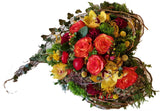 Herz zur Bestattung Grab mit Orchiedeen