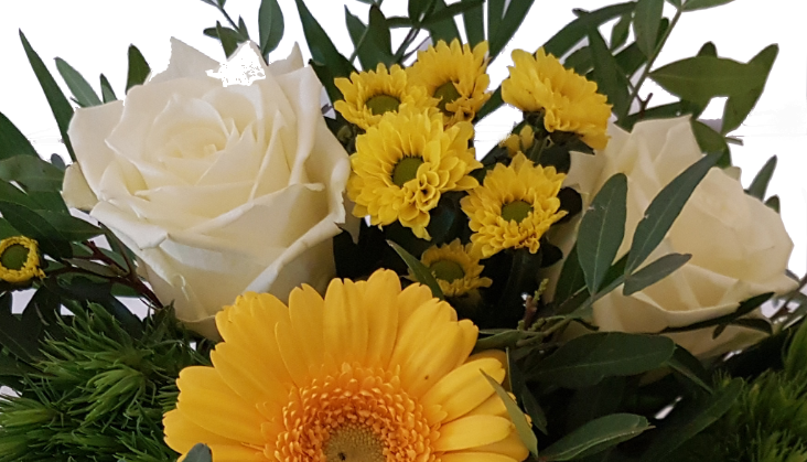 Blumenstrauß mit Rosen 