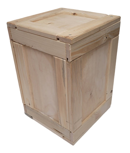 Blumenstrauß in Holz Kiste zum wiederverwenden - Geschenkerlebnis - mit WOW-Effekt