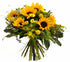 besonderer Blumenstrauß mit Sonnenblumen