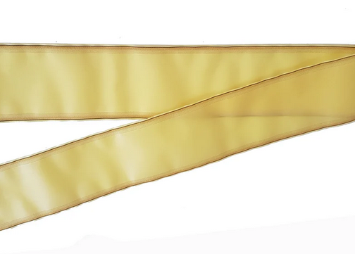 Trauerschleife fuer Grabgesteck - Honig