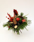 Adventsstrauß mit Amarylles typische frischen Blume in der Weihnachtszeit 