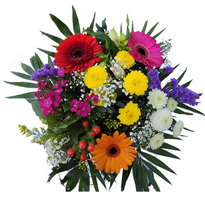 bunter Blumenstrauss zum Geburtstag